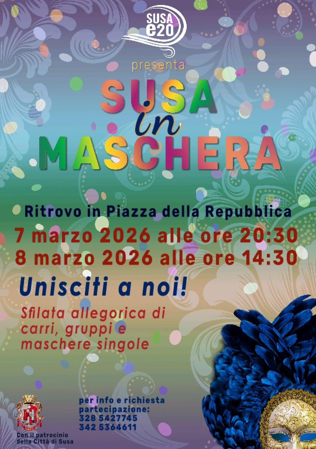 locandina Susa in maschera