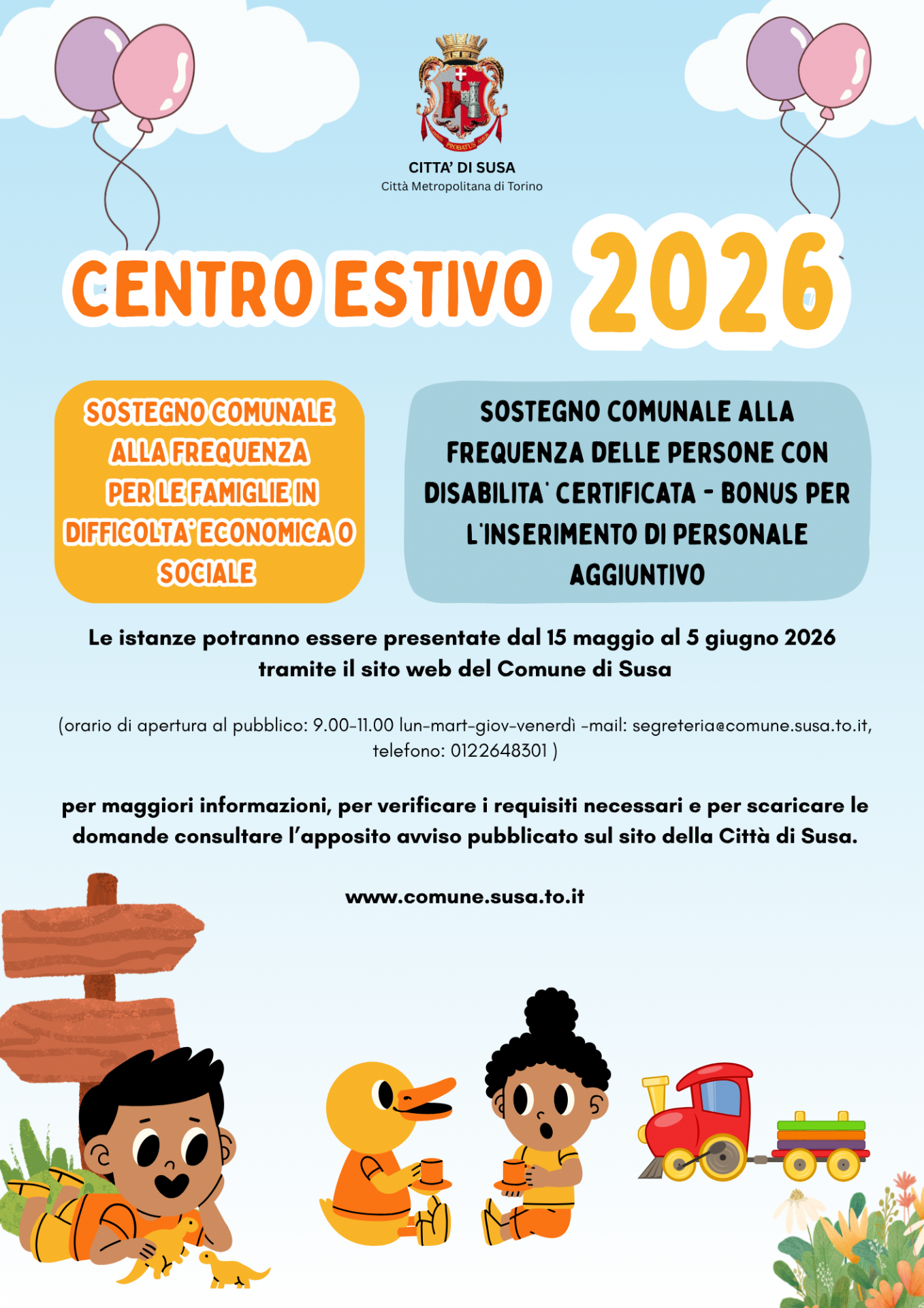 locandina centro estivo