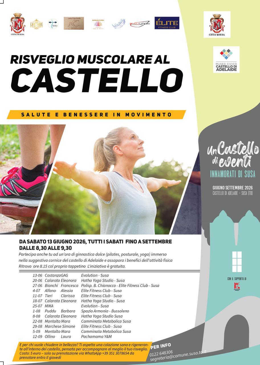 locandina risveglio muscolare al castello