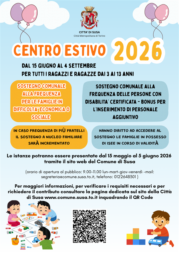 locandina centro estivo