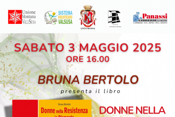 presso la Biblioteca Civica Comunale Enrico De Bartolomei

Via Palazzo di Città n.36

Presentazione del Libro "Donne della Resistenza in Piemonte" di Bruna Bertolo con la partecipazione di Elisabetta Serra e Cinzia Valerio

ingresso libero
