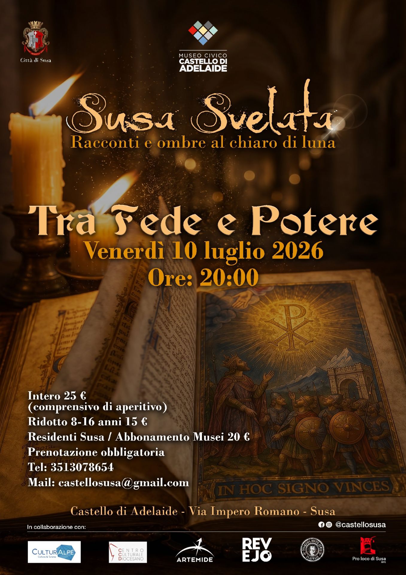 locandina Susa Svelata. Tra fede e potere