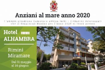 ANZIANI AL MARE ANNO 2020