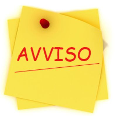 cartello di avviso