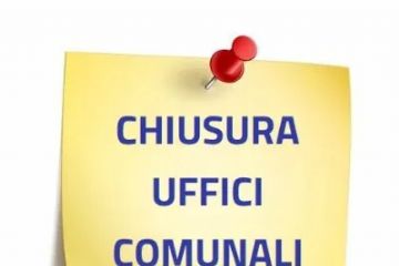 avviso chiusura uffici comunali