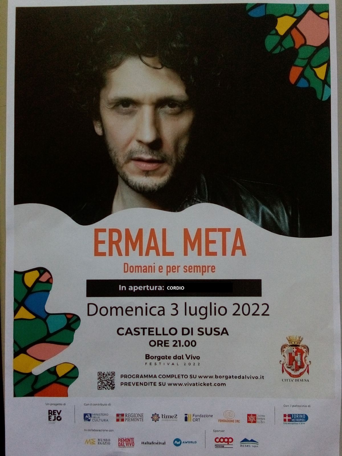 ERMAL META DOMANI E PER SEMPRE - Città di Susa